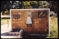 Brick memorial in Chaco