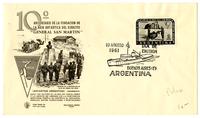 10th Anniversary of the establishment of the General San Martin Base in Argentine Antarctic Territory