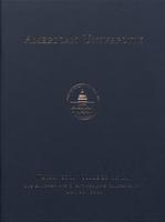 124th Commencement Program, Washington College of Law, Spring 2010