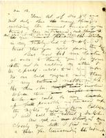 Draft letter to Francis Strickland from Franklin E. Hamilton, undated