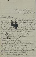 Letter from Spencer Mussey to General R.D. Mussey, July 6, 1890